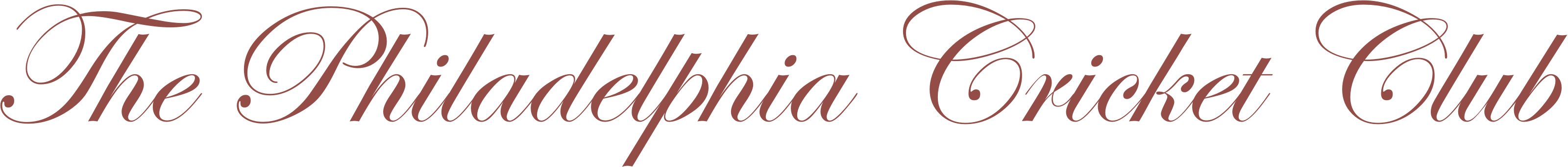 The Philadelphia Cricket Club logo