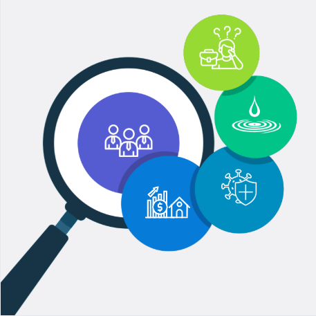 cost of sick day graphic with magnifying glass